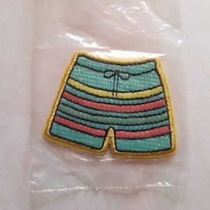 Stoney Clover Lane swim shorts trunks patch